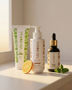 The Morning Routine — Glow Face Wash + Vitamin C Serum + SPF Body Lotion