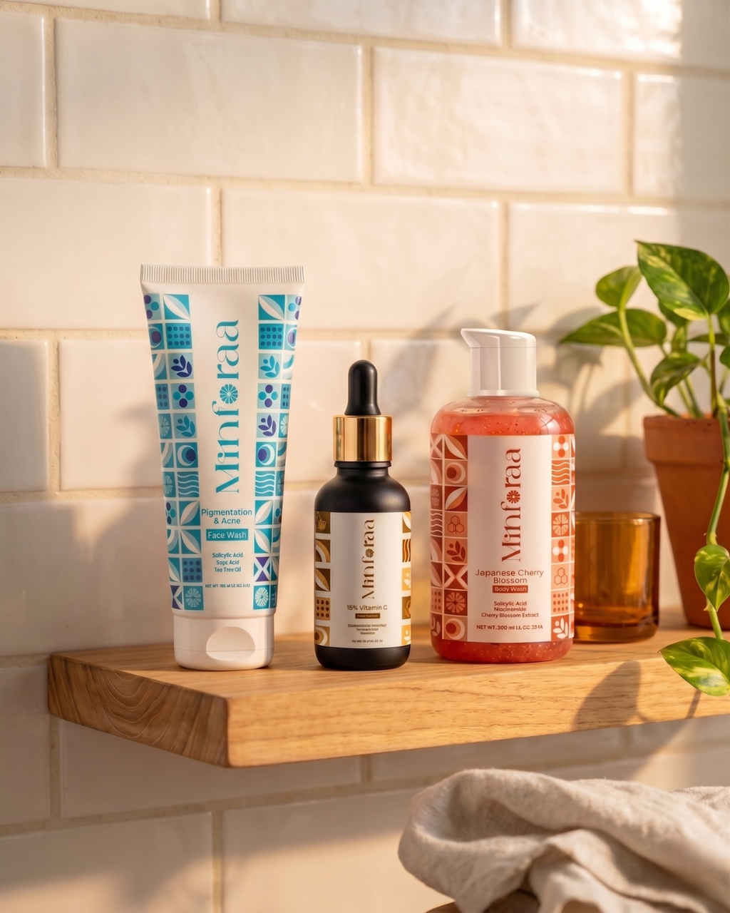 The Starter Kit — Face Wash + Vitamin C + Body Wash Bundle